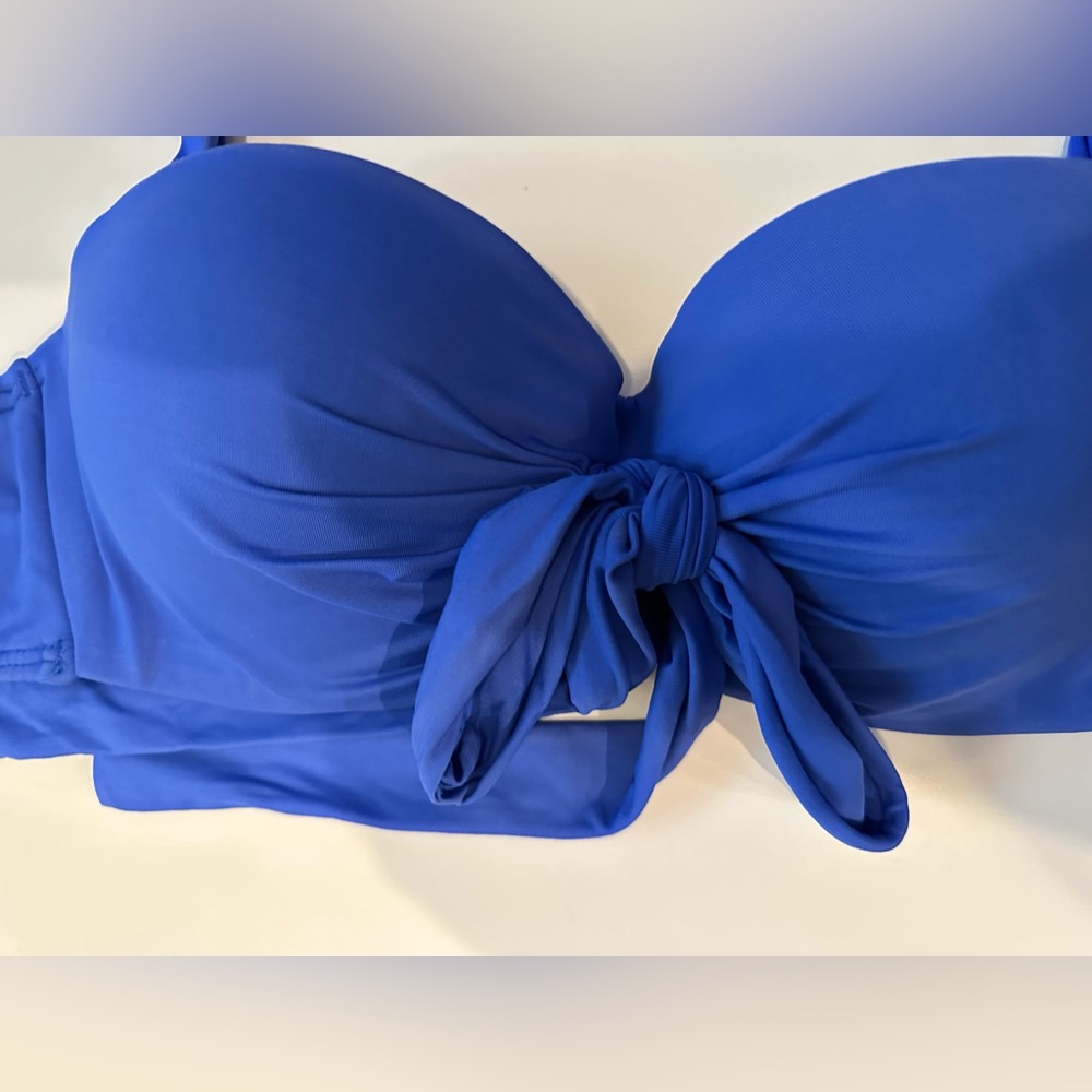 Coco Reef bikini top 32/34 C cup royal blue with changeable straps - Picture 2 of 10